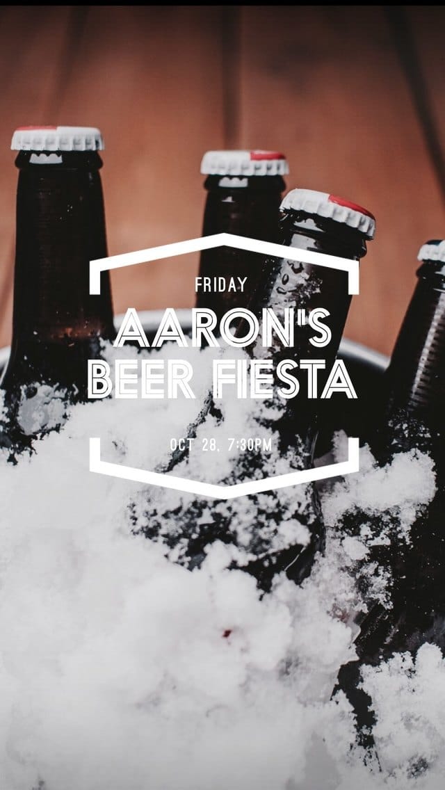Text Message Invite Designs for Brews for my 21