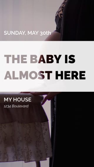 Text Message Invite Designs for Baby Bump Baby Shower