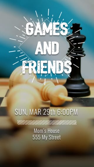 Text Message Invite Designs for Games and Friends