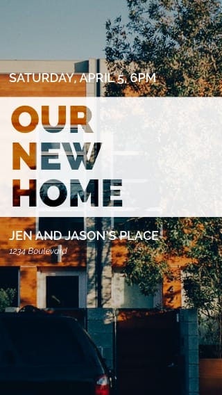 Text Message Invite Designs for Our New Home Party