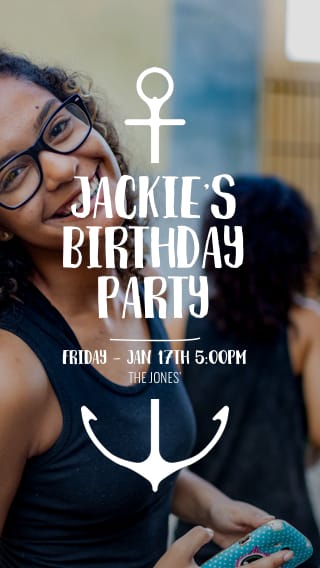 Text Message Invite Designs for Teenager Birthday Party