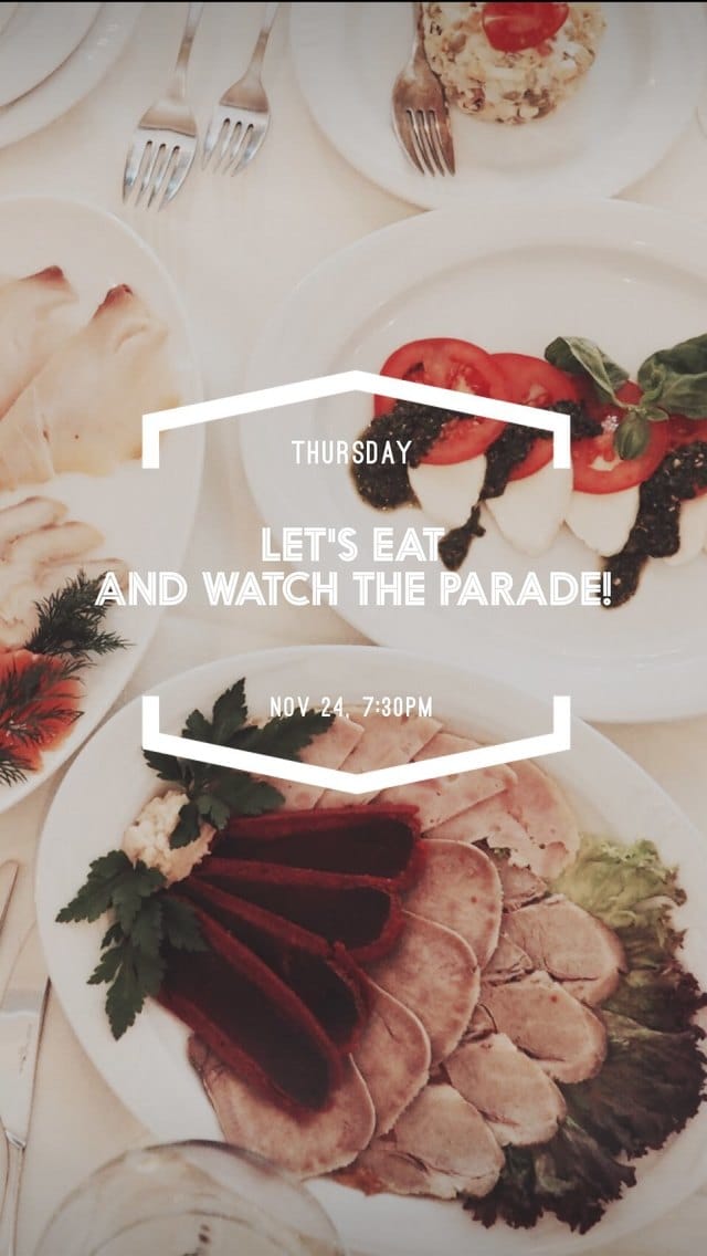 Text Message Invite Designs for Thanksgiving parade