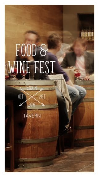 Text Message Invite Designs for Food and Wine Festival